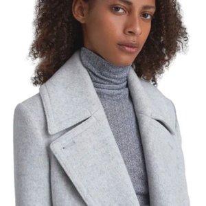 Club Monaco "Julie" houndstooth turtleneck